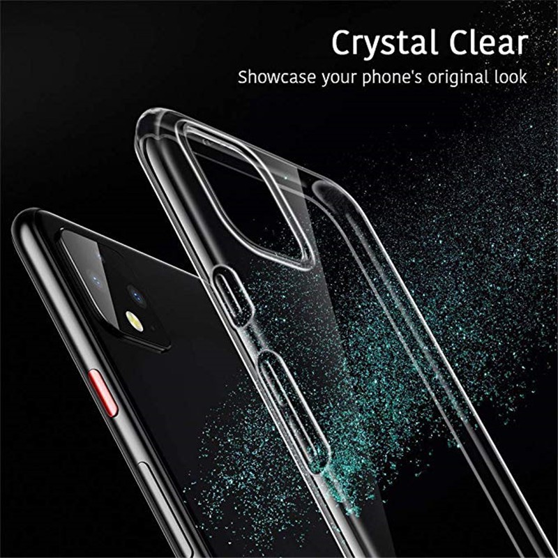 Ốp Điện Thoại Silicon Mềm Trong Suốt Cho Google Pixel 8 7 6 Pro 6A 5A 5 4A 4 3 3A Xl 3XL 3AXL 4XL 5XL