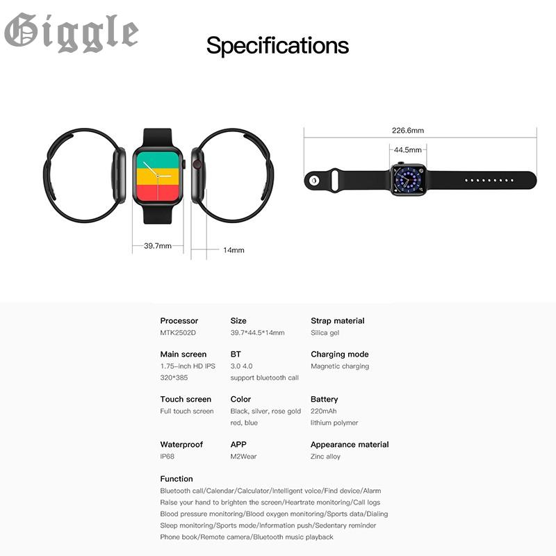 Đồng Hồ Đeo Tay Thông Minh T500 + Theo Dõi Sức Khỏe Kèm Phụ Kiện Chất Lượng Cao