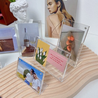 Giá Đỡ Ảnh/Ảnh Để Bàn Bằng Acrylic Đơn Giản Xinh Xắn