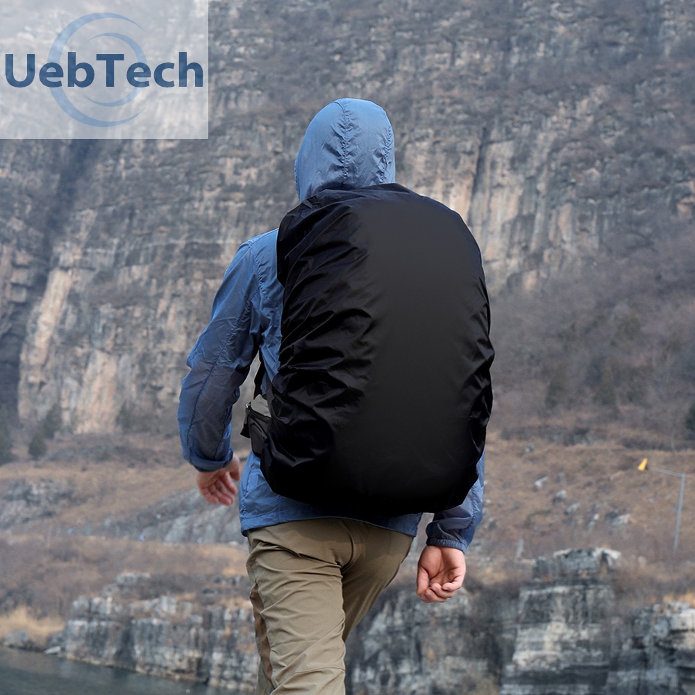 Vỏ bọc balo Uebtech 30-75L chống thấm nước tiện dụng khi đi mưa