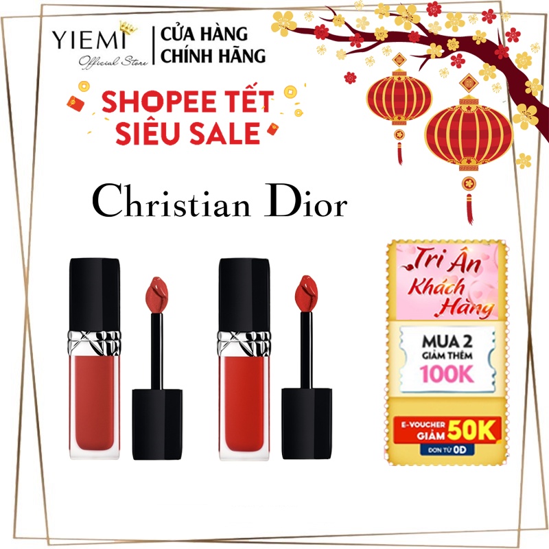 Son Kem Dior Rouge Dior Forever Liquid Chất Son lì mịn lên môi quyến rũ và thu hút