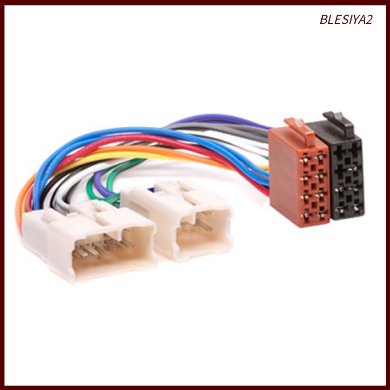 [BLESIYA2] Wiring Lead Harness Adapter for Toyota ISO Stereo Plug Adaptor Plug