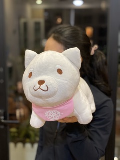 Thú bông Bé lười và chó Shiba.