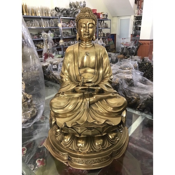Tượng Phật Tổ A Di Đà bằng đồng nguyên chất