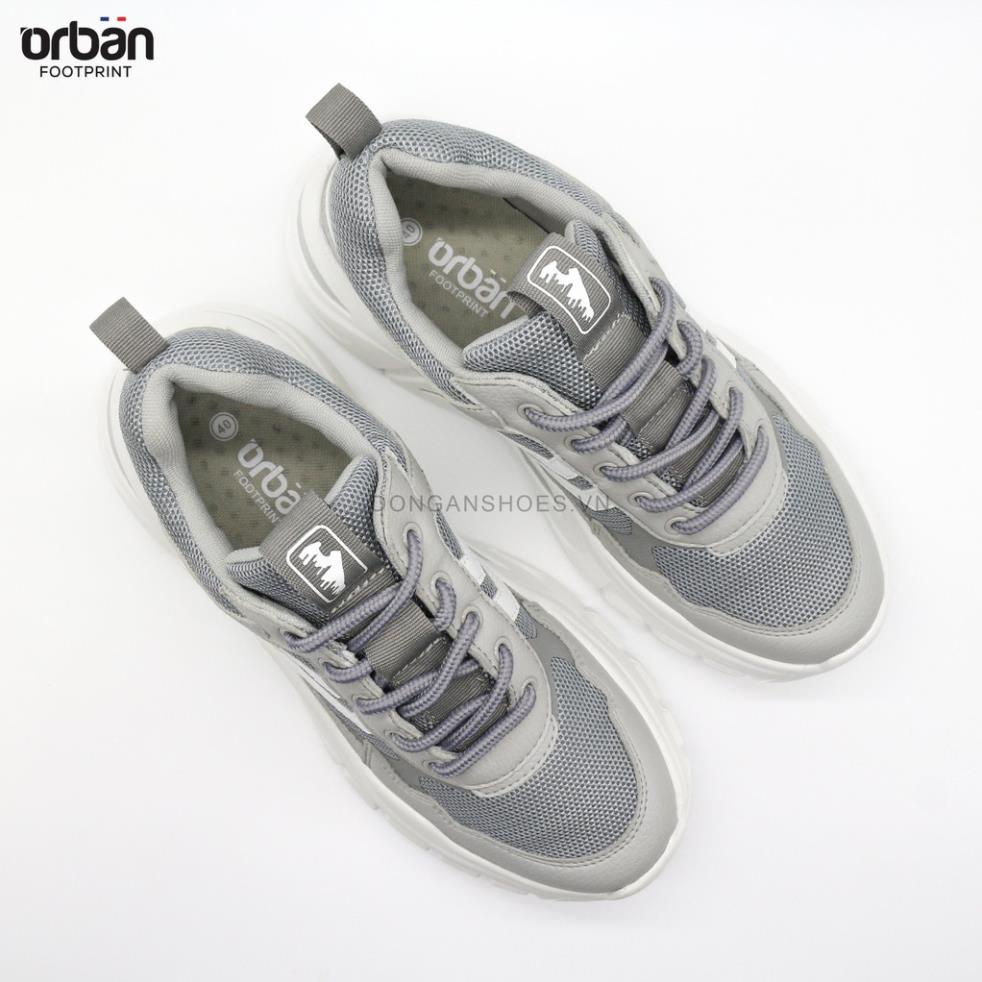 Giày thể thao nam nữ đế cao Urban mã 2016- Ghi xám Qly