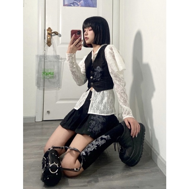 GIÀY L100 GOTHIC ĐẾ BẰNG CAO 10CM87