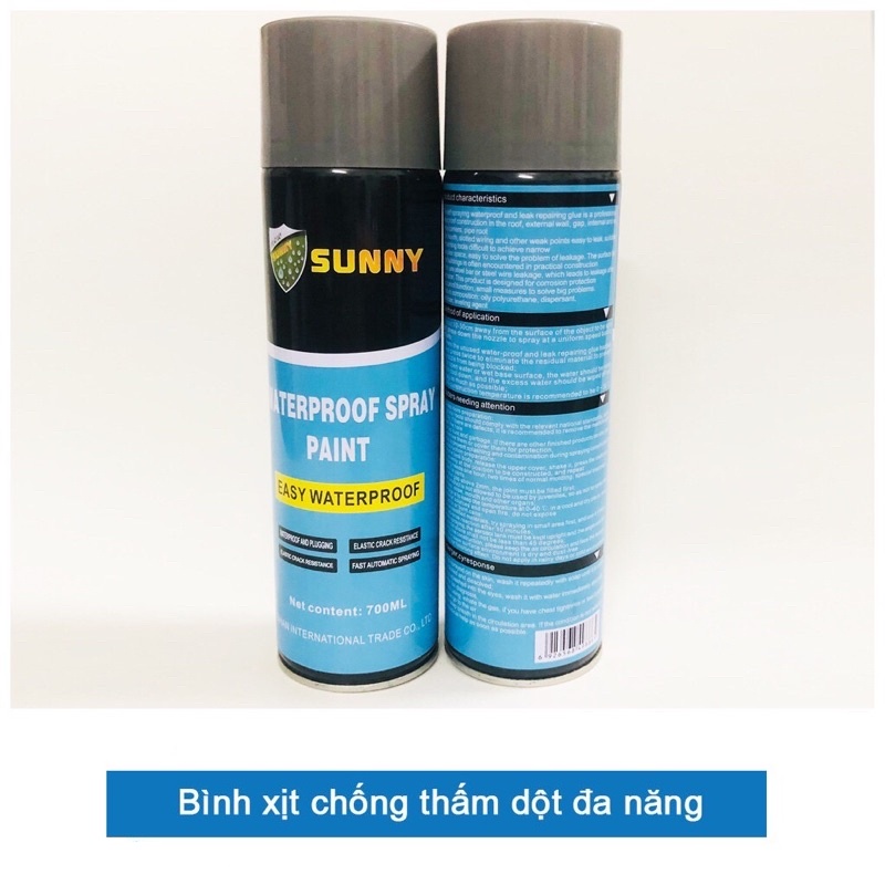 Chai Xịt Chống Thấm Chống Dột 700ml SUNNY - Xịt Bảo Vệ Hiệu Quả Cho Ngôi Nhà Bạn Chai Lớn - vanphongpham.baolinh