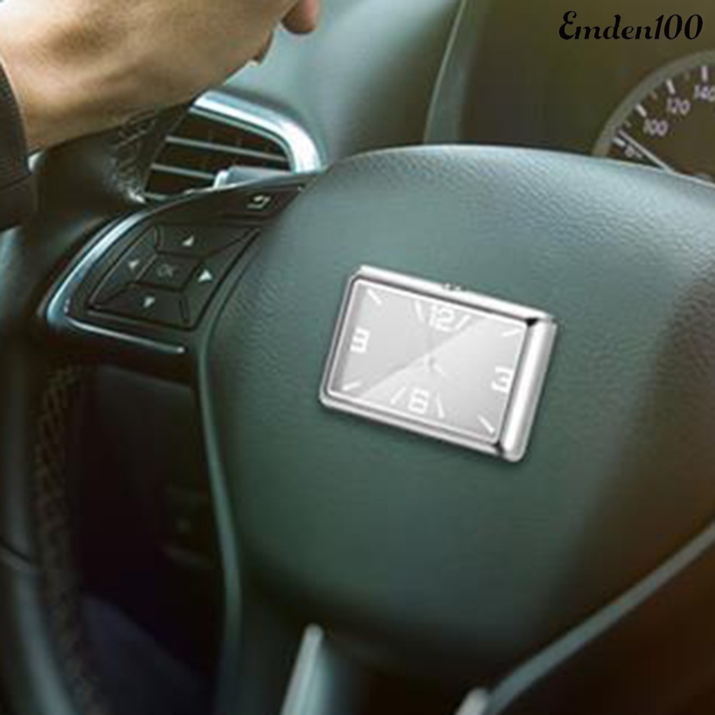 Đồng hồ điện tử tự dính dùng trang trí nội thất xe hơi