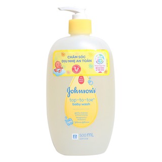 Sữa tắm gội cho trẻ sơ sinh Johnson Baby 500ml