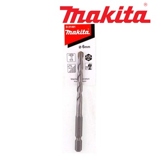 Mũi khoan bê tông Makita chuôi lục giác D-31491 (D6x100mm)