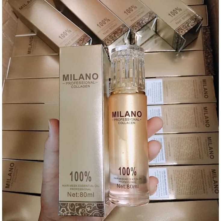 Tinh dầu dưỡng tóc cao cấp Milano Collagen 80ml