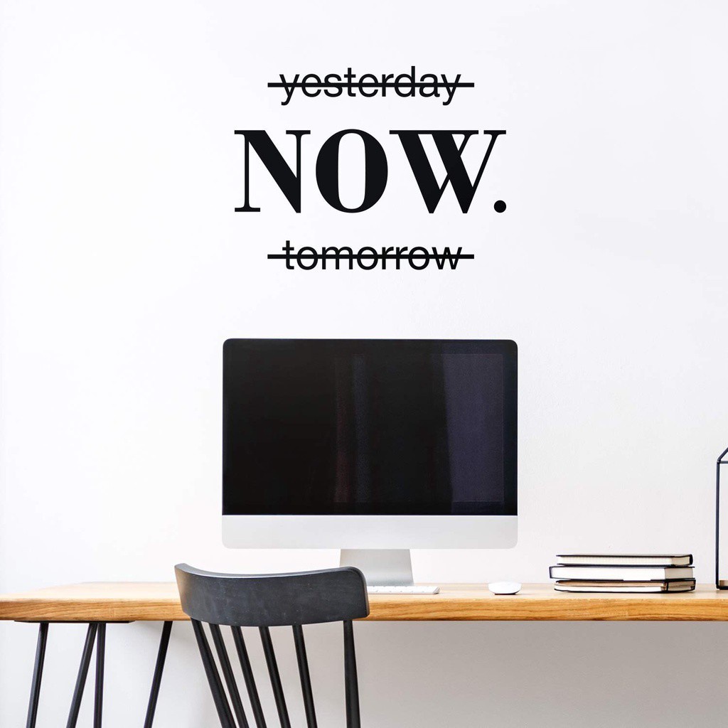 Sticker Dán Tường Với Nội Dung Châm Ngôn Truyền Cảm Hứng Trang Trí Nhà Ở Trường Học/Văn Phòng