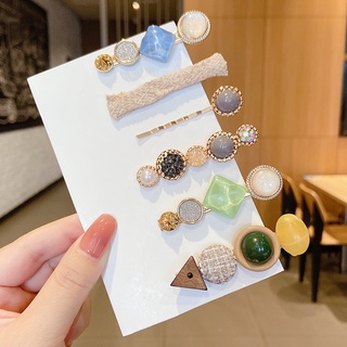Set kẹp tóc Hàn Quốc mùa thu đông dễ thương