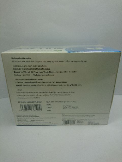 TPBVSK PULLACO giảm ho đờm, khò khè, khó thở hộp 10 vỉ x 10 viên [tặng hộp 20 viên]