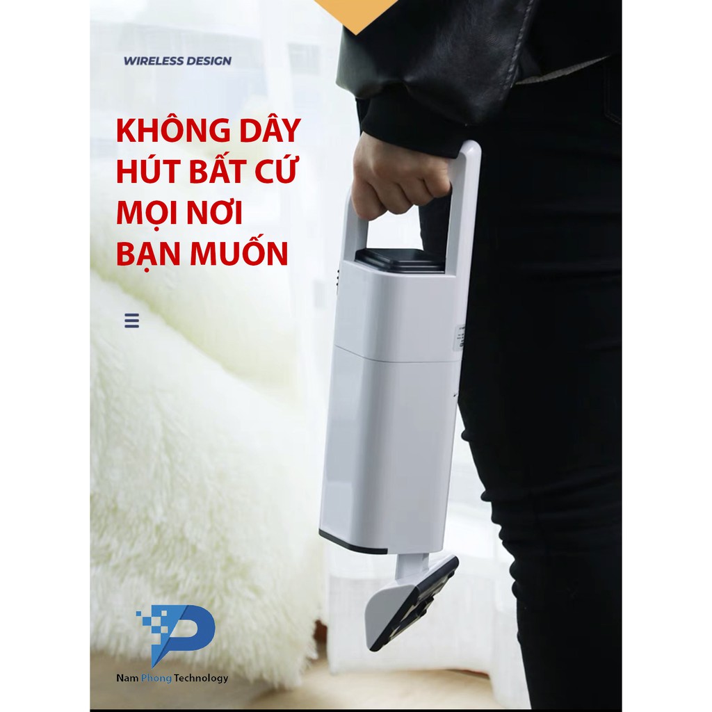 MÁY HÚT BỤI MINI CẦM TAY GIA ĐÌNH TIỆN ÍCH ĐA NĂNG AKEISI - CHÍNH HÃNG BH 6 THÁNG - TẶNG KÈM TÚI ĐỰNG THỜI TRANG