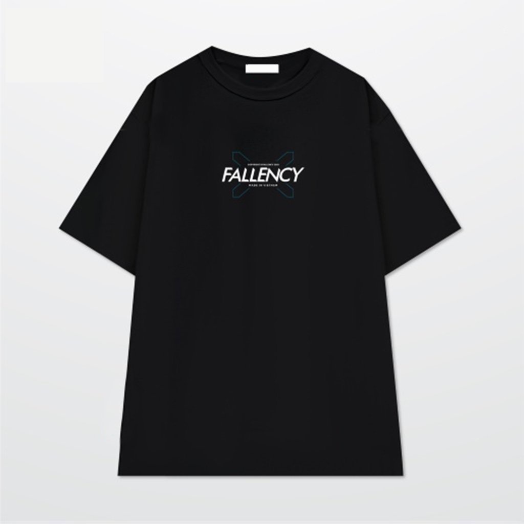 Áo thun X Fallency Áo Thun Tay lỡ nam nữ, áo phông unisex from rộng Oversize Trắng-Linh Store-V73
