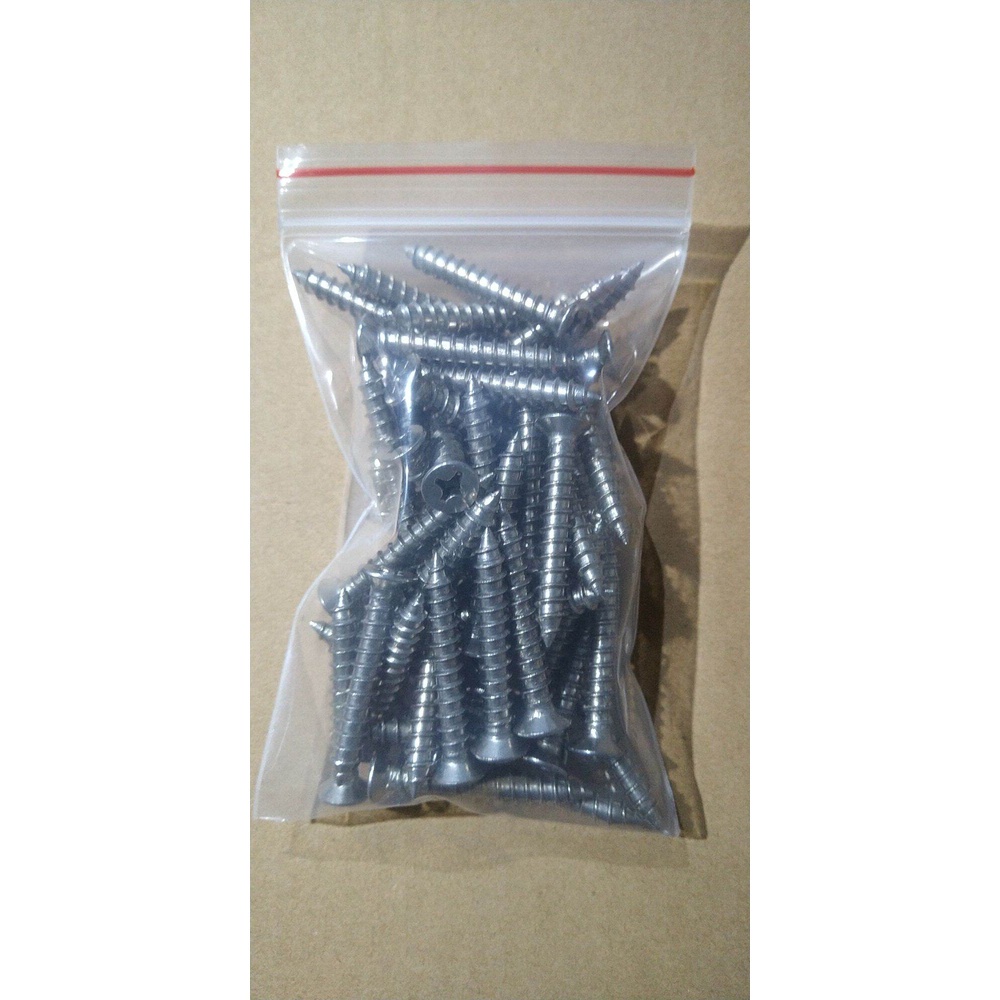 50 Vít 6mm x 40mm inox 304 không gỉ sét, không hút nam châm