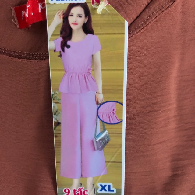 Bộ đũi xịn ống rộng nữ