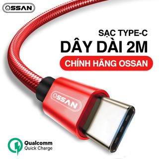 Dây sạc usb type c hỗ trợ sạc nhanh qualcomm quick charge galaxy note 8 s8 s8 plus máy cổng type-c c1c200