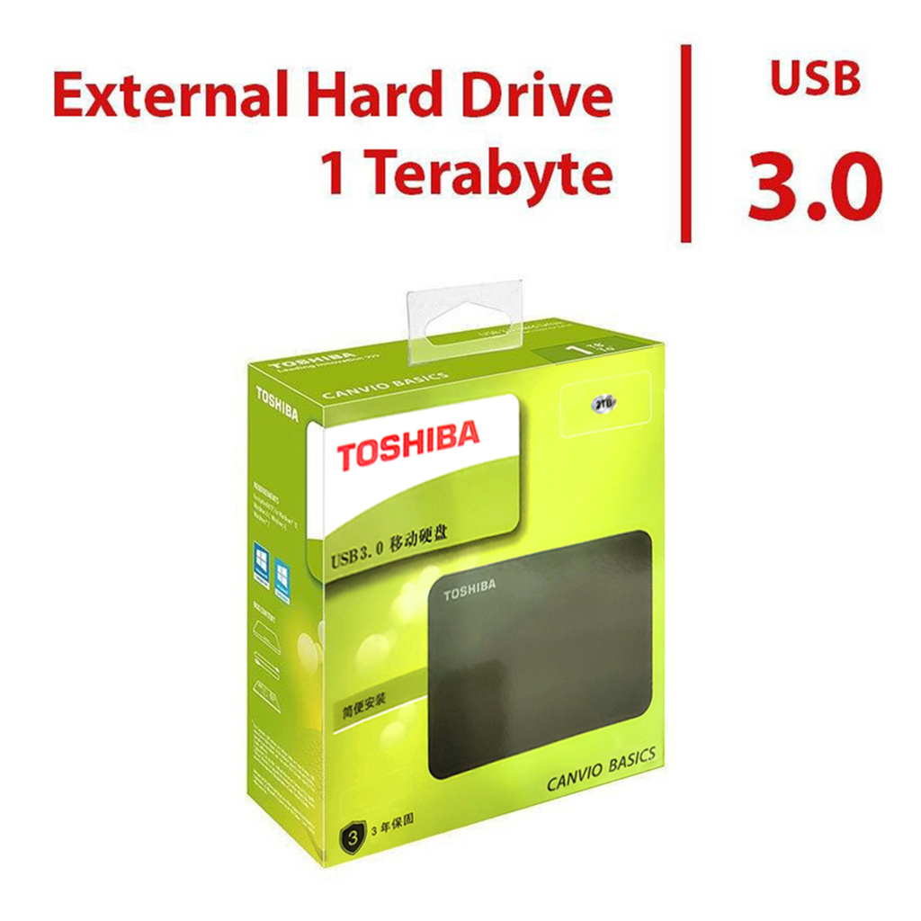 Ổ Cứng Đi Động Hdd Toshiba 500gb / 1tb / 2tb Usb 3.0 | BigBuy360 - bigbuy360.vn