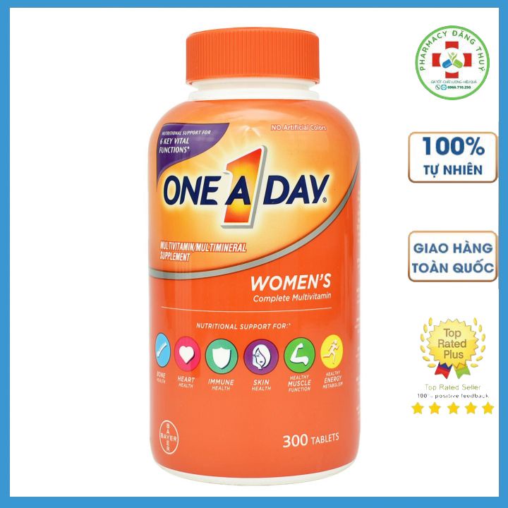 ❌ TÁCH LẺ 50 viên ❌ Vitamin Tổng Hợp Dành Cho Nữ Dưới 50 Tuổi One A Day Women50 Viên Mỹ