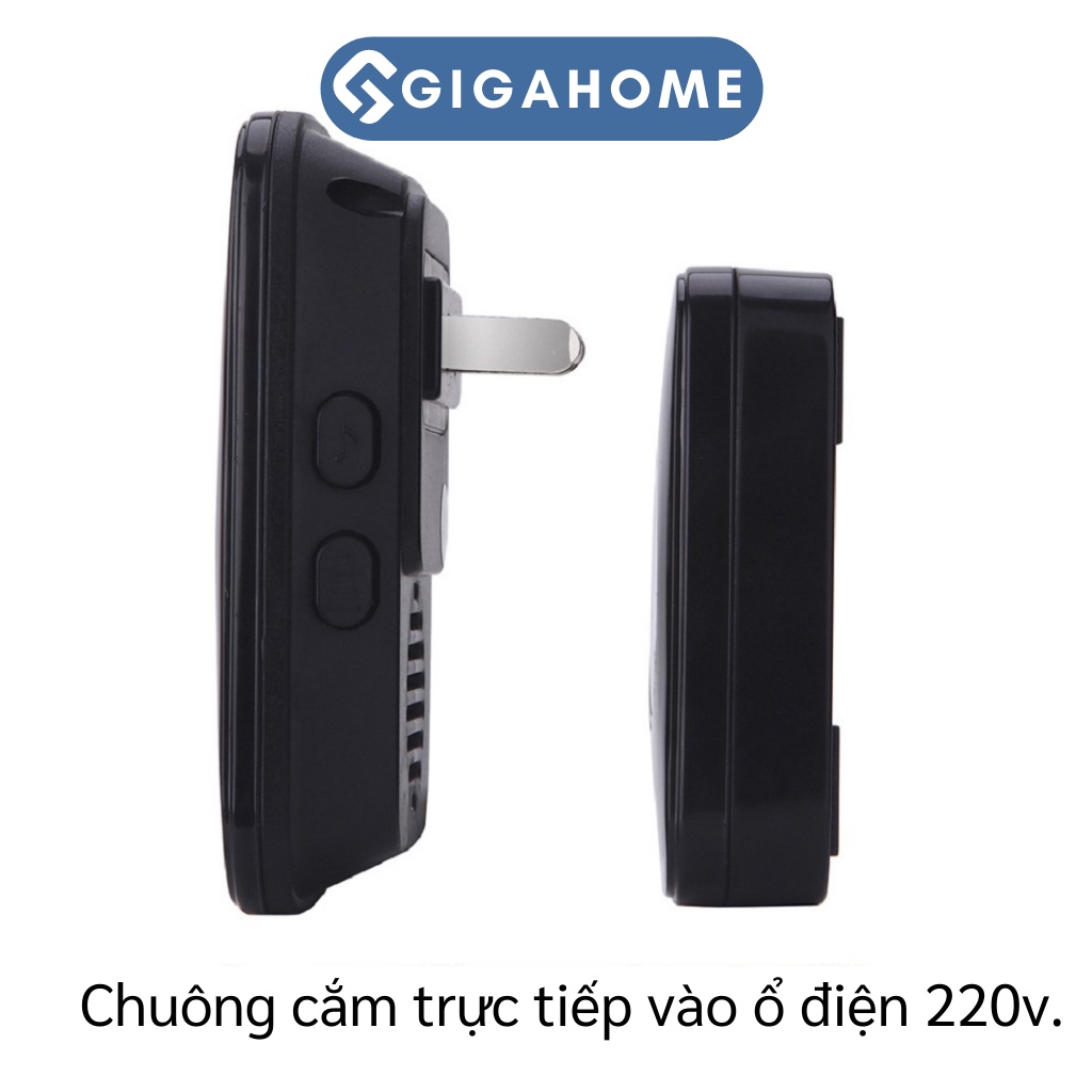 Loại 2 Chuông Cửa Không Dây GIGAHOME Khoảng Cách 300m Cao Cấp 9473