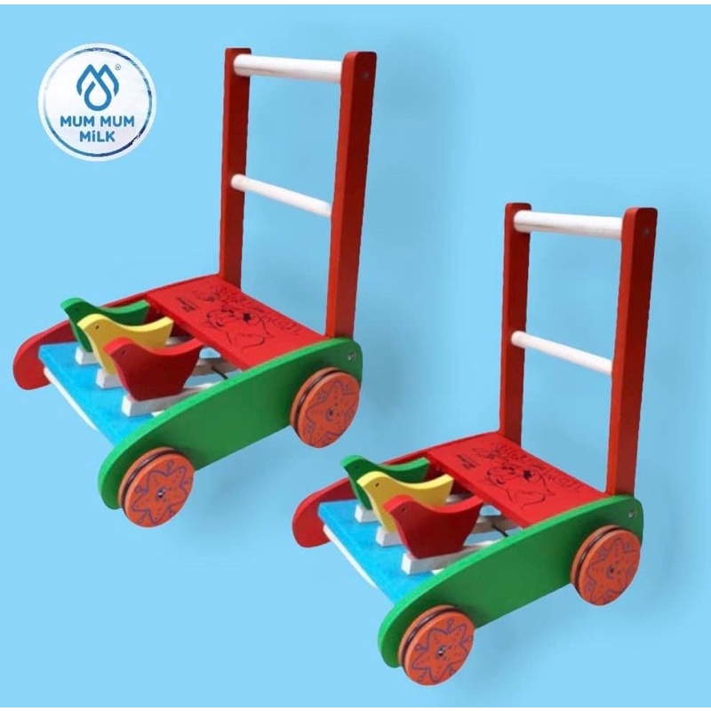 Xe gỗ tập đi cho bé