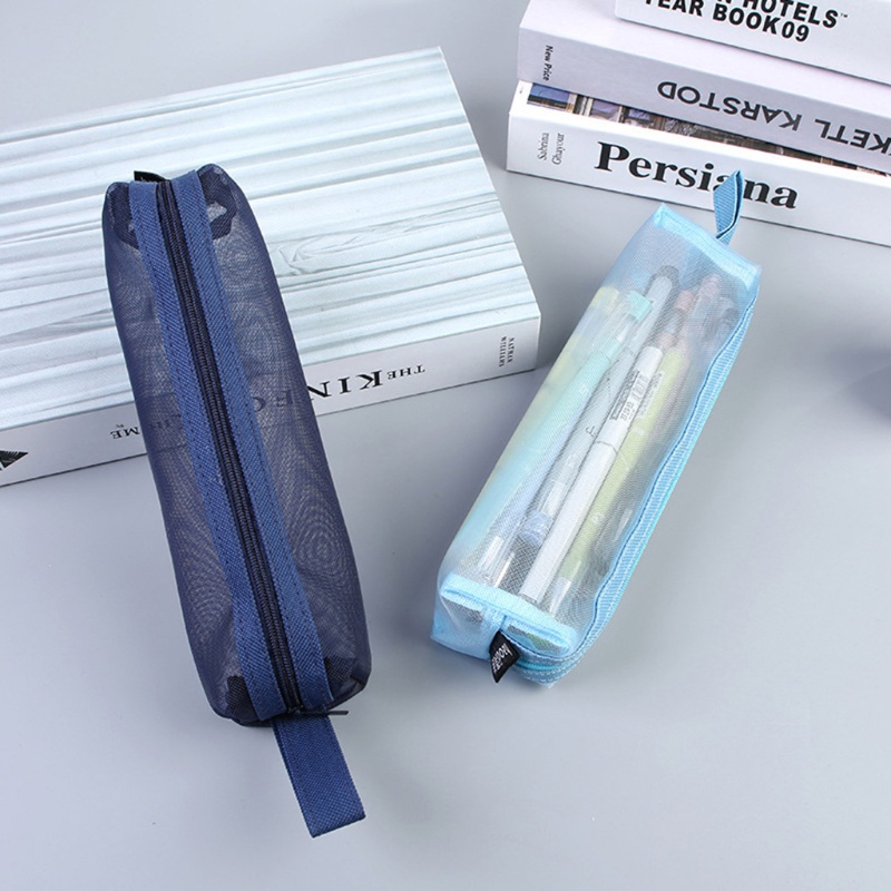 Túi Lưới Đựng Bút/Mỹ Phẩm Nhỏ Gọn Tiện Dụng Cho Tuổi Teen