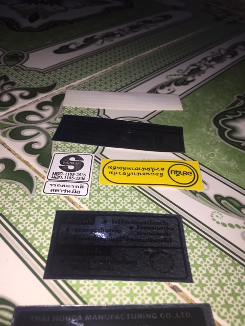 Tem thông số Dream Thái