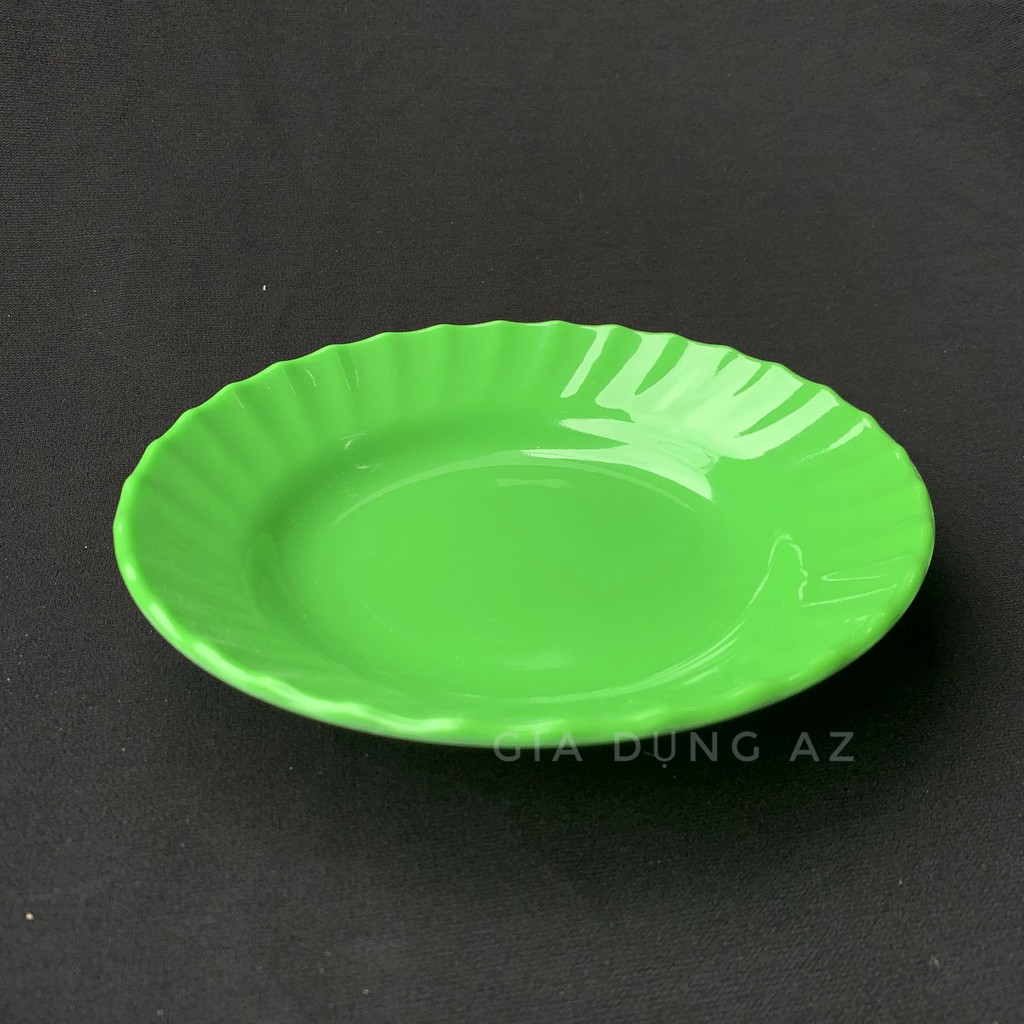 Dĩa tròn sâu 6’’, Đường Kính 15cm, Màu Trắng, Vàng, Xanh, Đủ Bông, Nhựa Melamine Chất Lượng, Thương Hiệu Vĩnh Hòa, Trenz | BigBuy360 - bigbuy360.vn