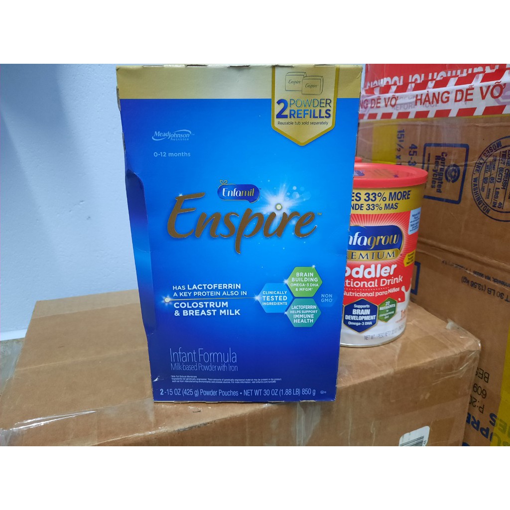 Sữa Enfamil Enspire 850gram (Cam kết chuẩn Mỹ)