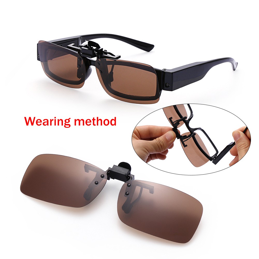 Kính Mát Phân Cực Có Kẹp Chống Tia Uv400 Thời Trang Cho Nam | BigBuy360 - bigbuy360.vn