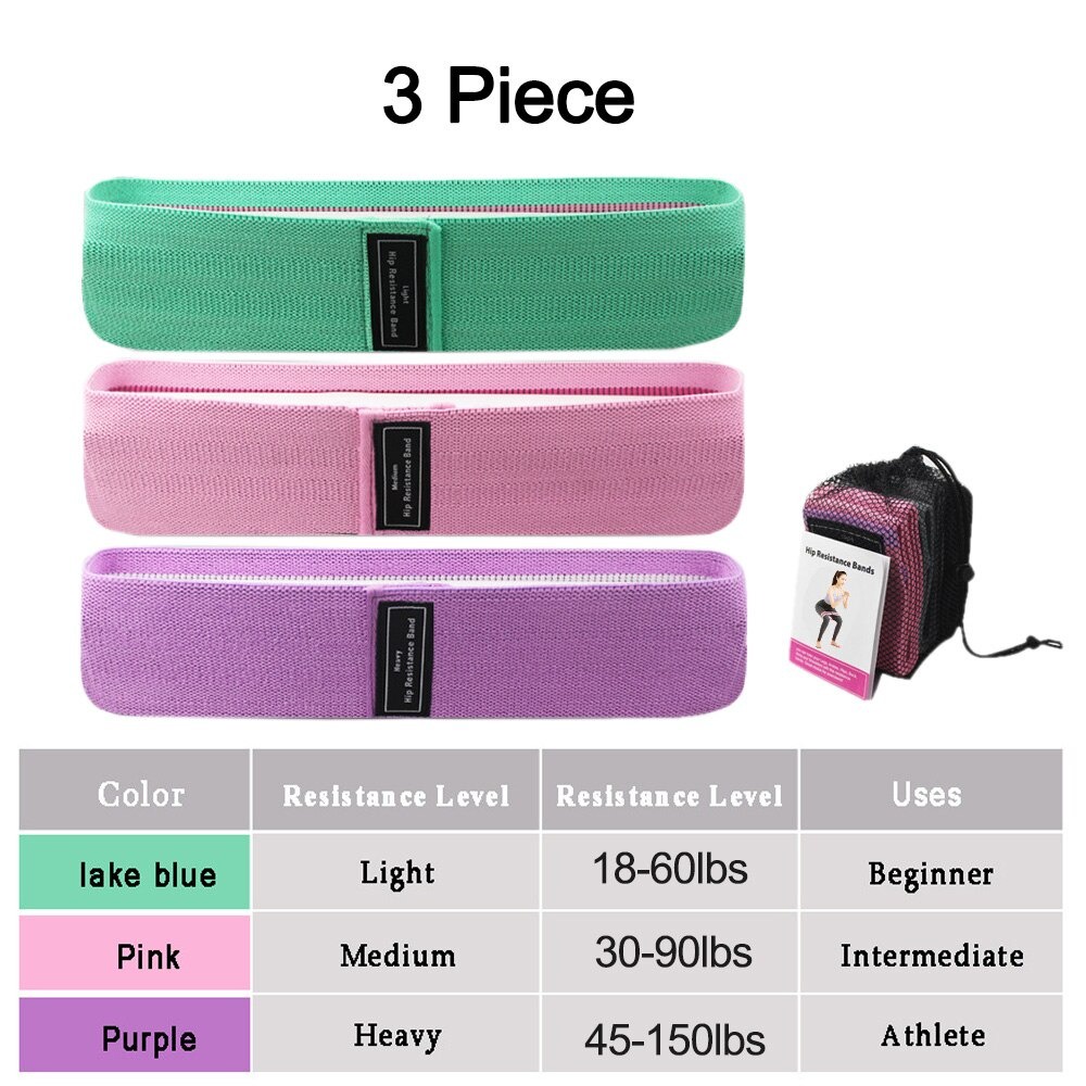 Dây Kháng Lực Vải MiniBand Siêu Co Giãn Hỗ Trợ Tập Mông Đùi Hiệu Quả MixSport DTH01
