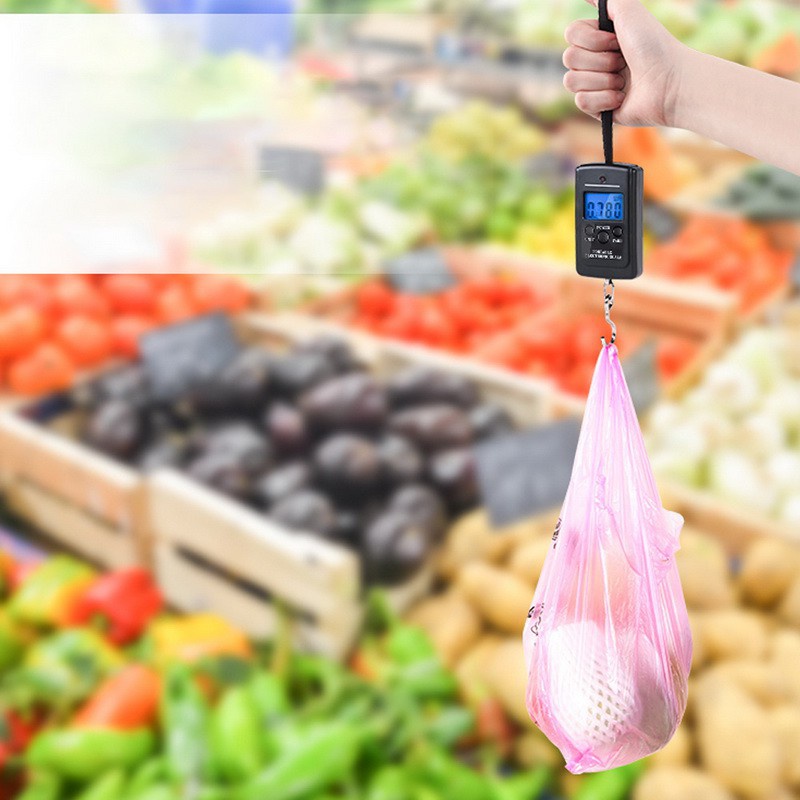 Cân Hành lý điện tử mini cầm tay đa năng 40kg / 10g