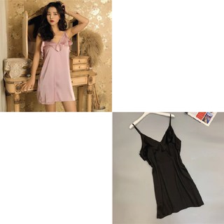 Váy Ngủ Lụa 2 Dây Sexy Cao Cấp (Video + Ảnh Thật)