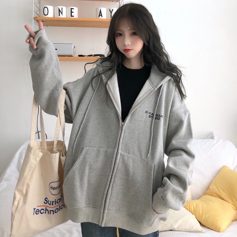 Áo Nỉ Hoodie Kéo Khoá Lót Nỉ 540Gram Dày Dặn Unisex