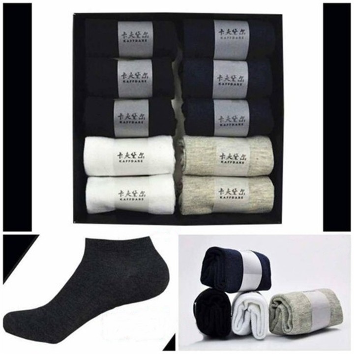 Hộp 10 đôi tất vớ nam nữ Unisex khử mùi chống hôi chân Hàng xuất Nhật