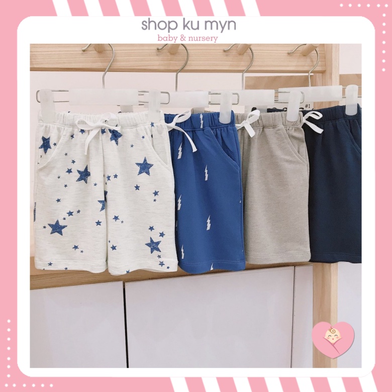 [Mã SKAMCLU8 giảm 10% cho đơn từ 100K] Quần Đùi Bé Trai Cotton da cá Ku Myn Cho Bé Từ 2 - 6 Tuổi (10-20kg)