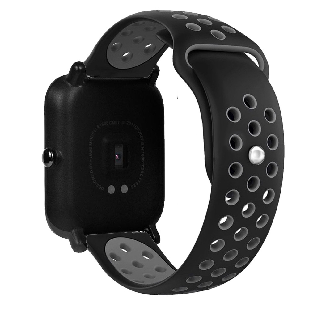 1 chiếc Dây đeo silicon cho Huami Amazfit Smart Band Fitness Tracker Phụ kiện Dây đeo cho Xiaomi Amazfit Bip Dây đeo cổ tay