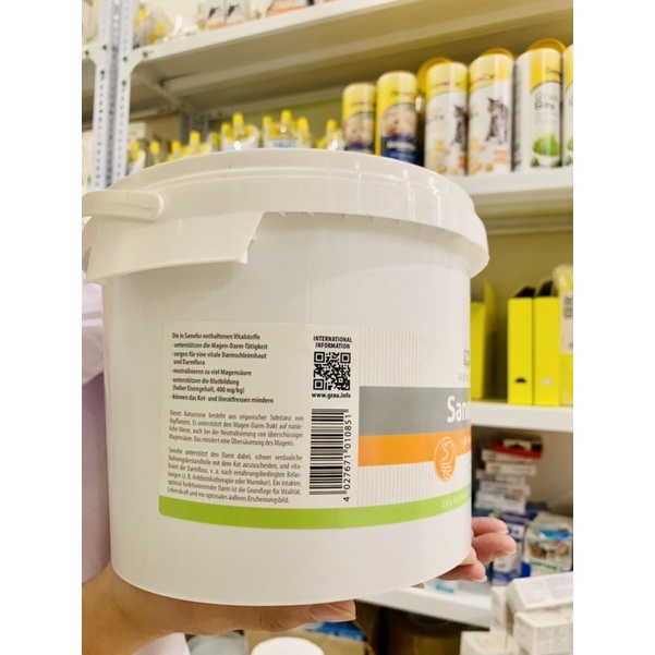 Bùn GRAU SANOFOR bảo vệ hệ tiêu hóa cho chó mèo (nhập Đức)500g-2,5kg
