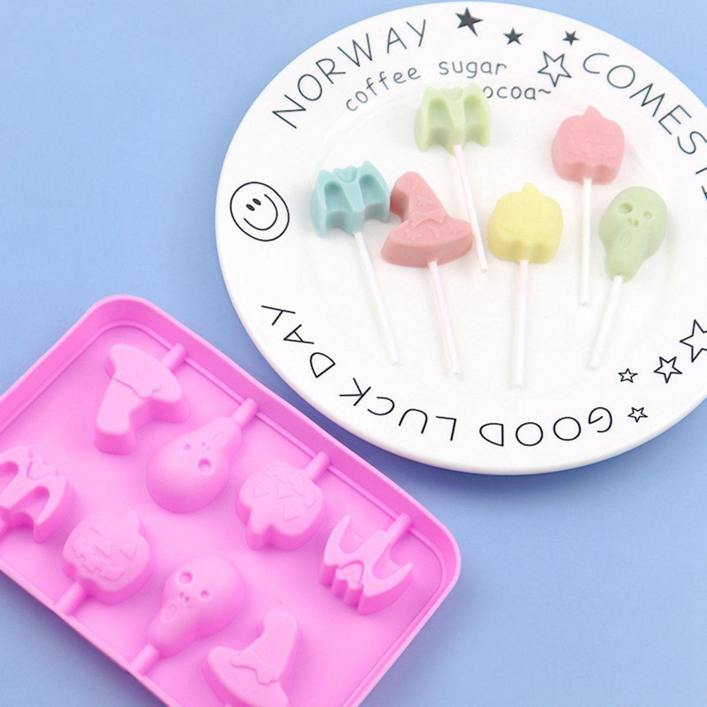 Khuôn Silicone Làm Bánh Kẹo Hình Quả Bí Ngô Độc Đáo DIY