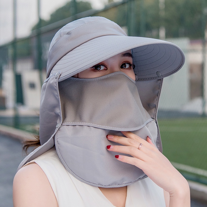 Mũ Che Mặt Chống Tia Uv Có Thể Gấp Gọn Tiện Dụng