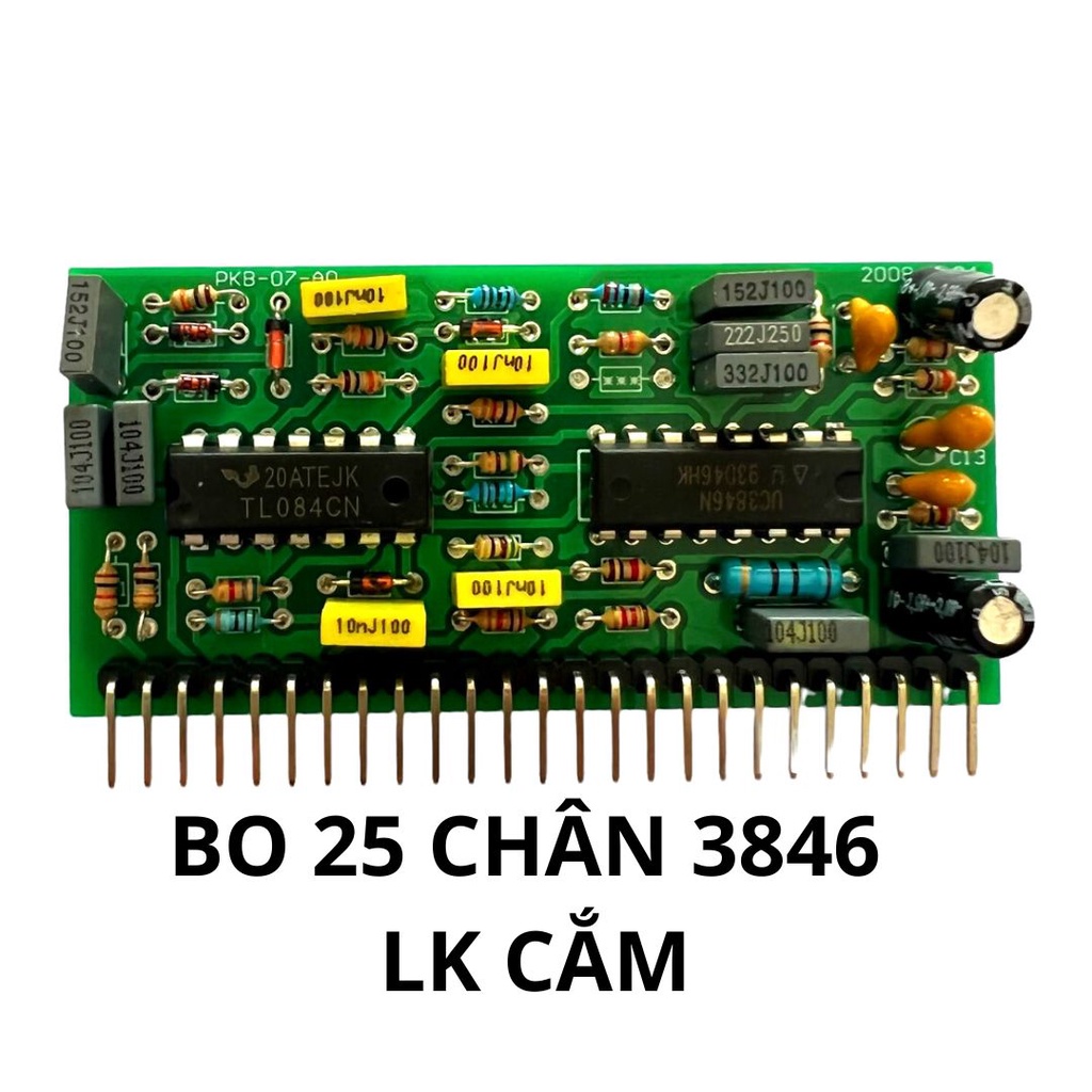 Bo mạch tạo xung máy hàn 25 chân dùng ic 084/3846, bo mạch máy hàn các loại