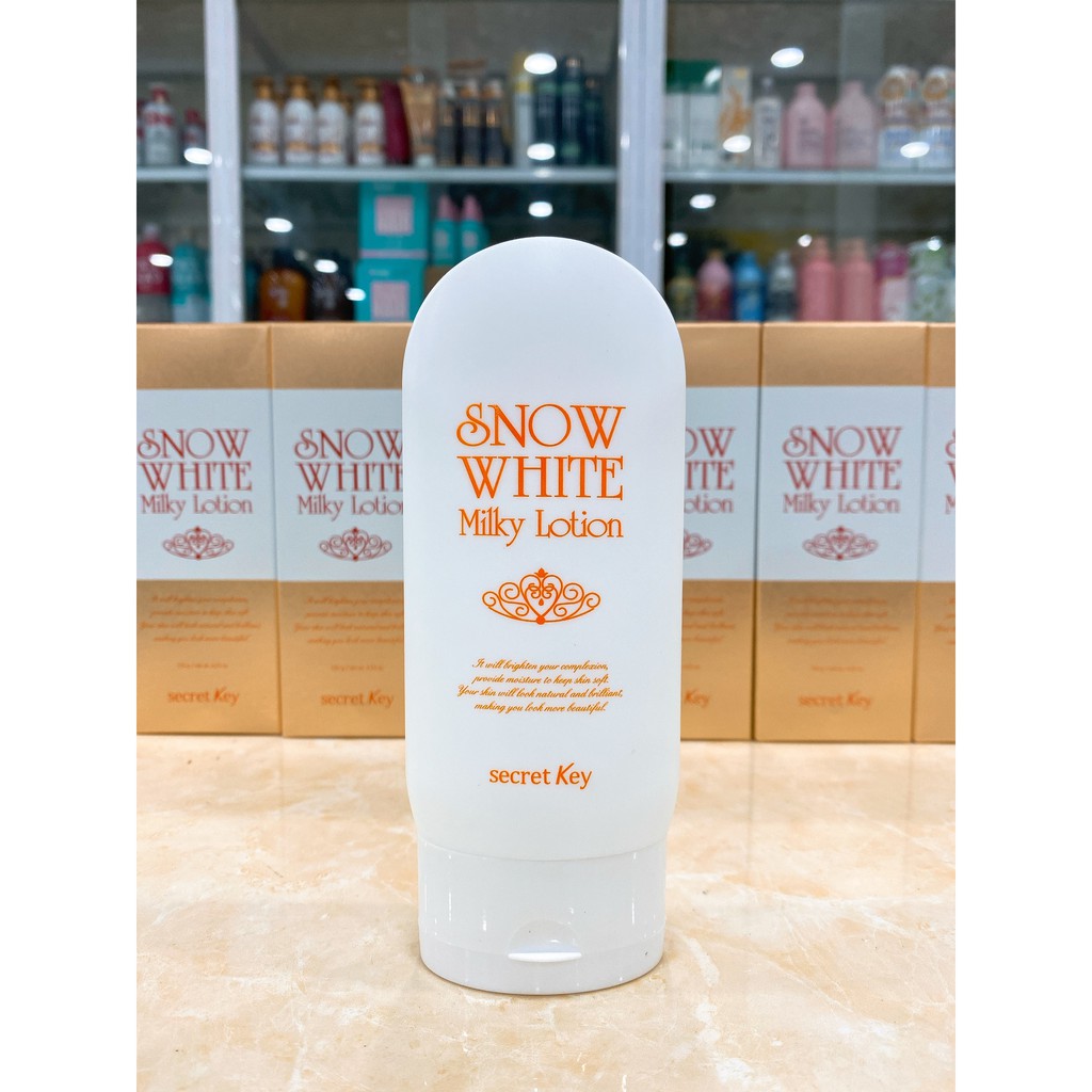 Sữa dưỡng thể dưỡng trắng da Secret Key Snow White Milky Lotion 120g