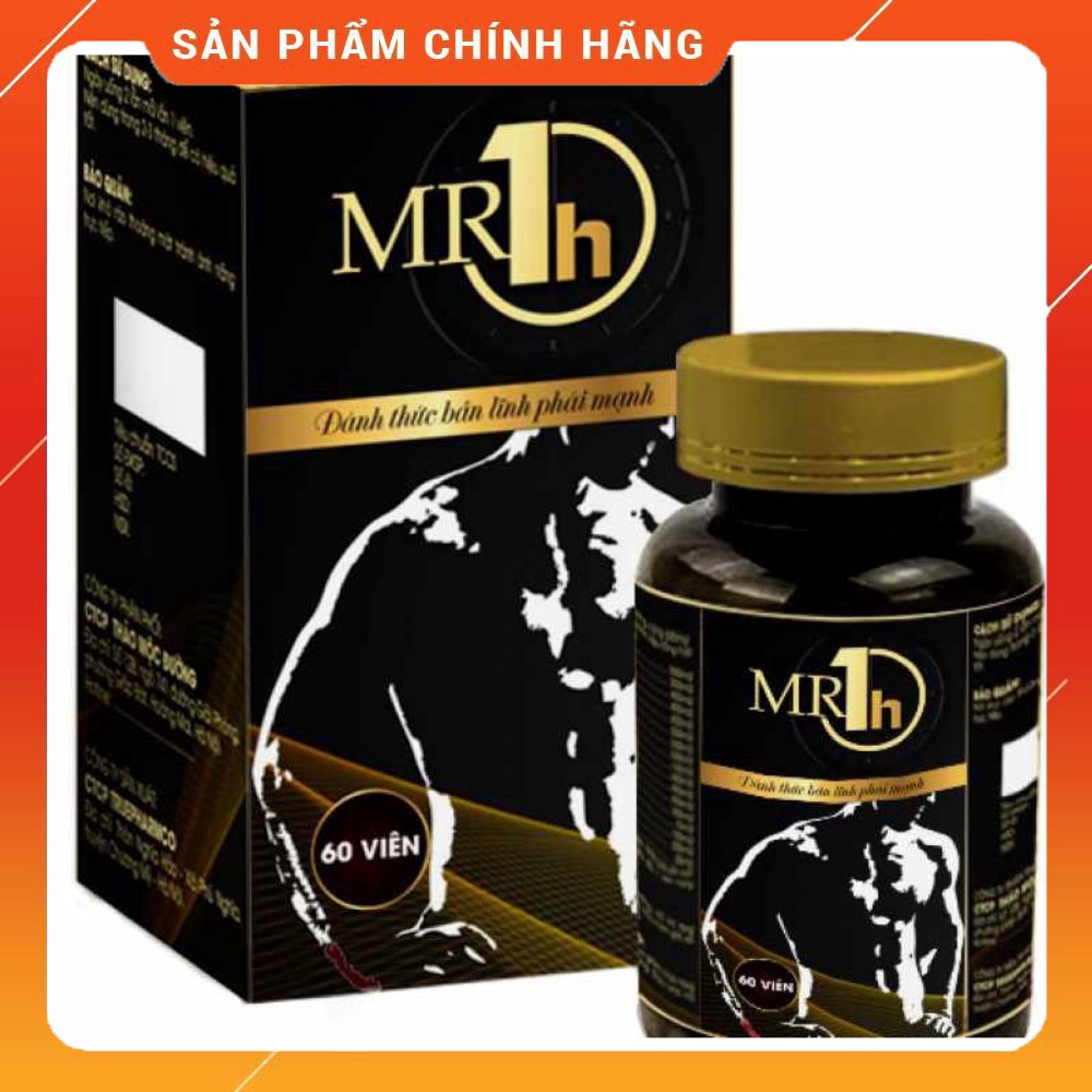 Mr 1H 👍👍 Tăng Cường Sinh Lý Nam hộp 60v Tặng kèm BCS Xịn