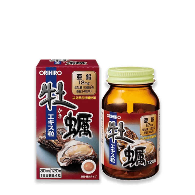 Viên uống hàu biển tươi Orihiro tăng cường sl 120 viên Nhật Bản
