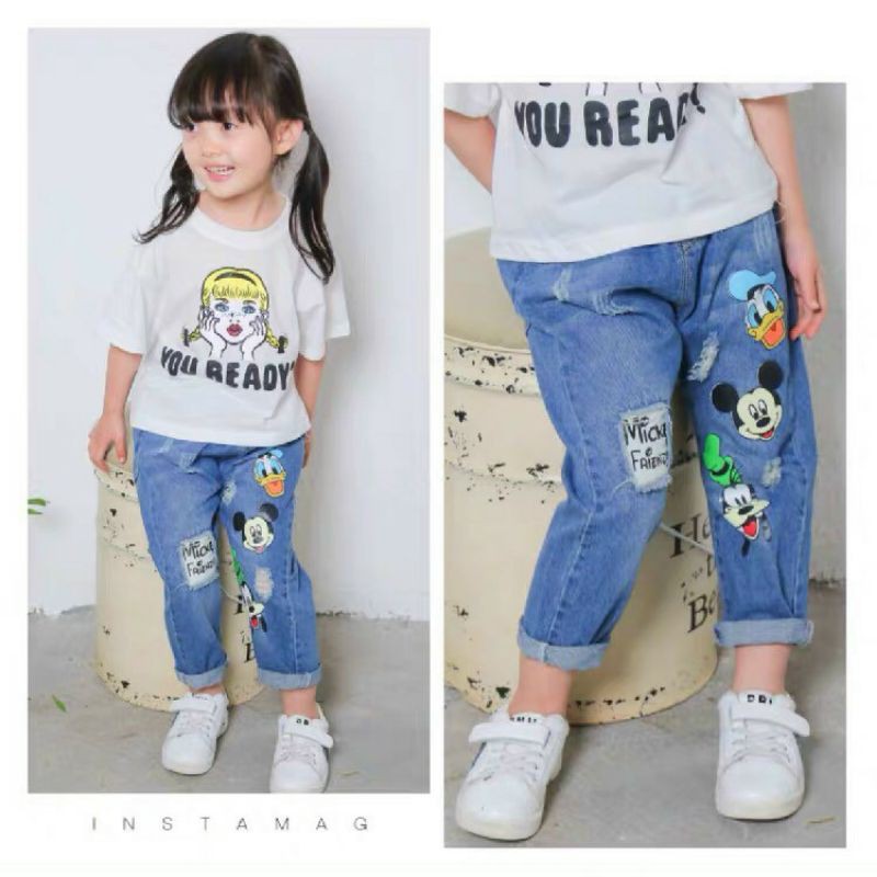 Quần Jeans Mickey & Donal cho bé từ 10-20kg