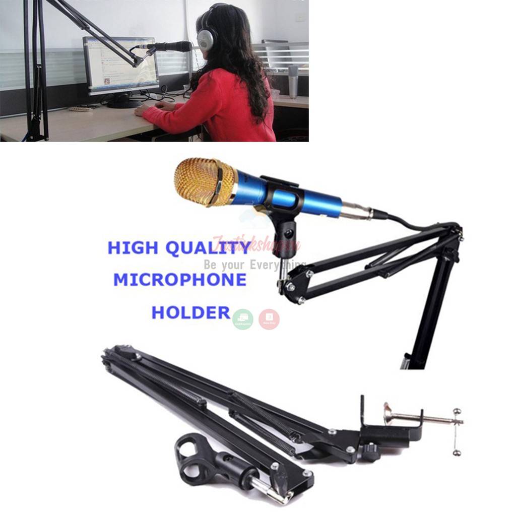 Chân Đế Kẹp Giá Đỡ Bàn Giữ Microphone Live Stream Thu Âm N35 - JLVQ-1599-GDLS