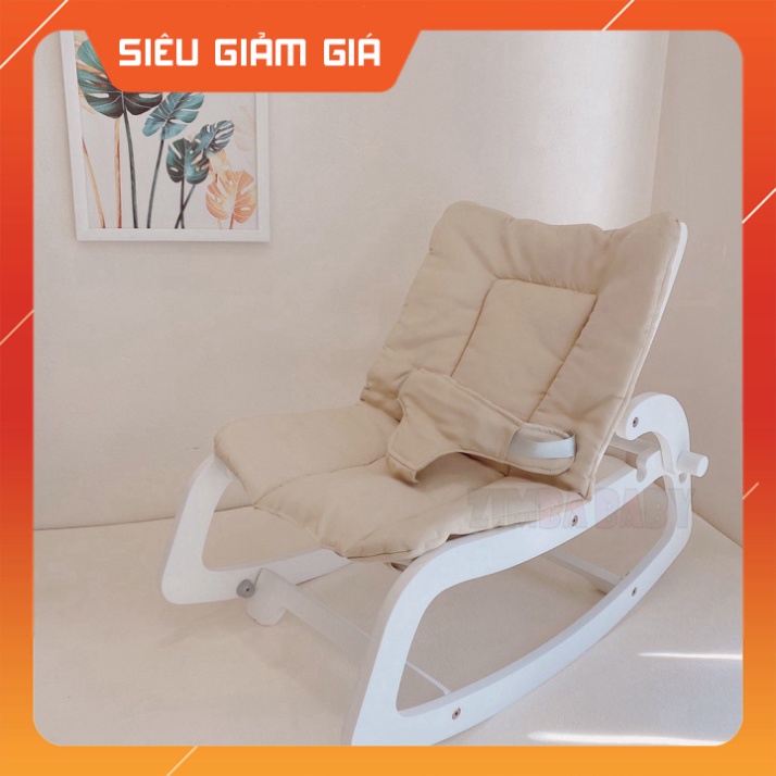 XẢ KHO Ghế bập bênh đa năng cho bé ROCKING CHAIR, quà tặng khắc tên và ngày sinh cho bé