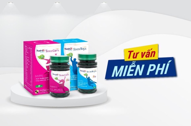 ( Mua 5 Tặng 1 ) NUTRIS Teen - Tăng Chiều Cao - Tăng Sức Đề Kháng...